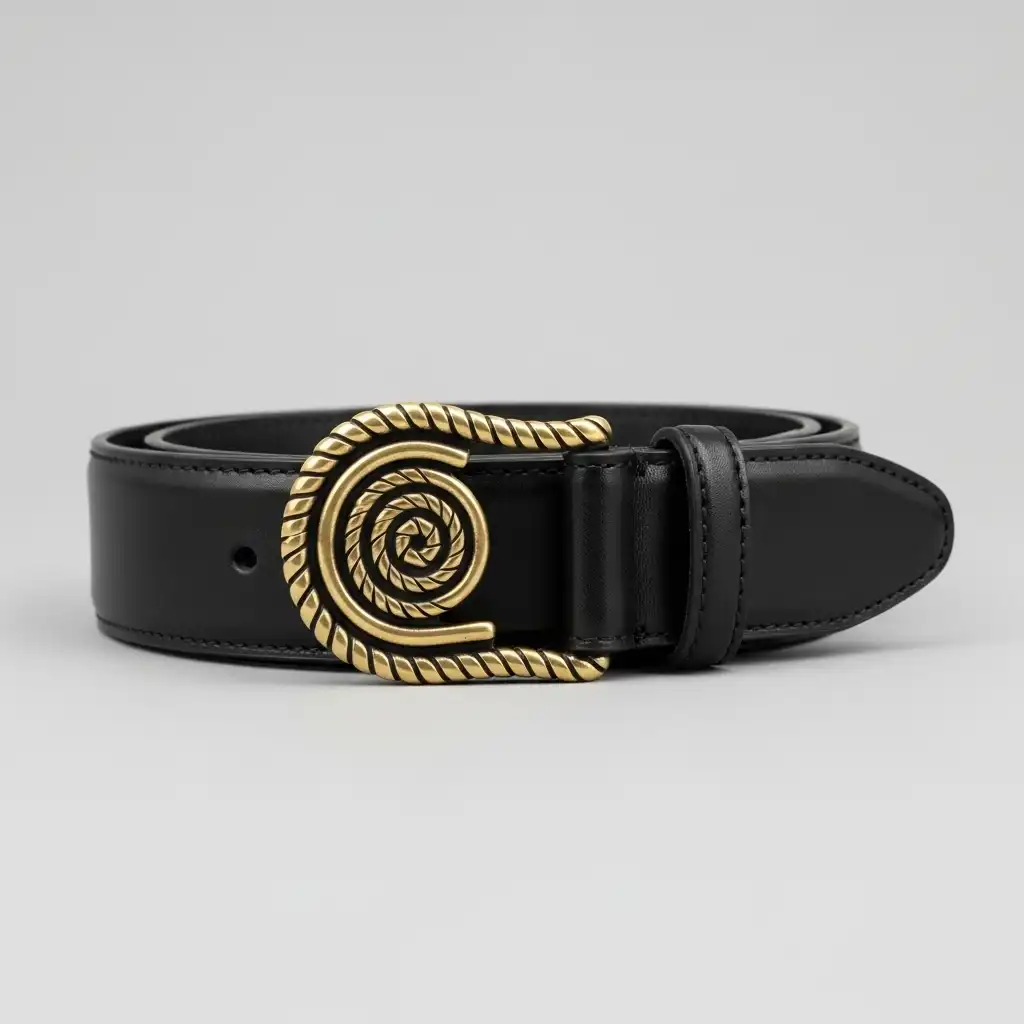 Black Leather Belt