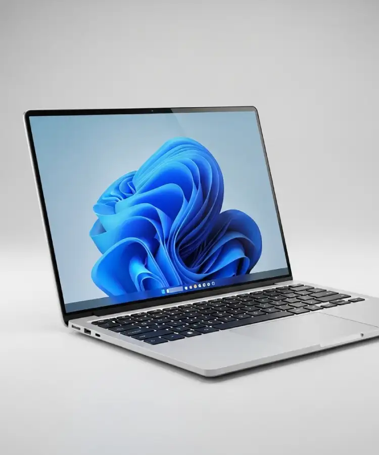 Silver Ultrabook Laptop