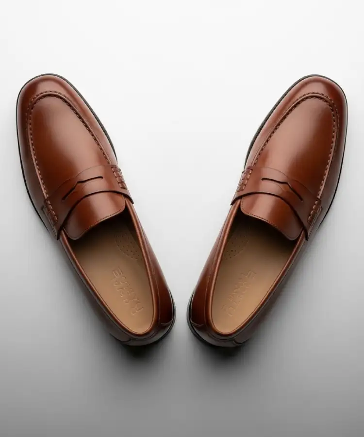 Brown Leather Loafers